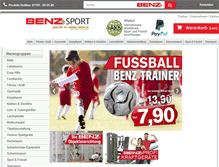 Tablet Screenshot of benz-sport.de
