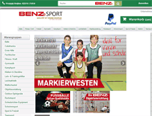 Tablet Screenshot of benz-sport.at
